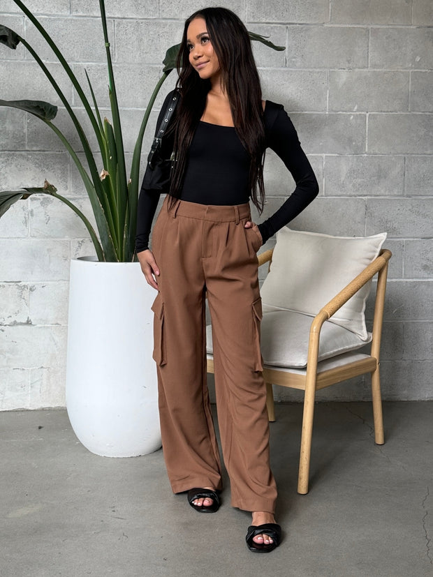 BLACK TAPE Wide Leg Cargo Trouser