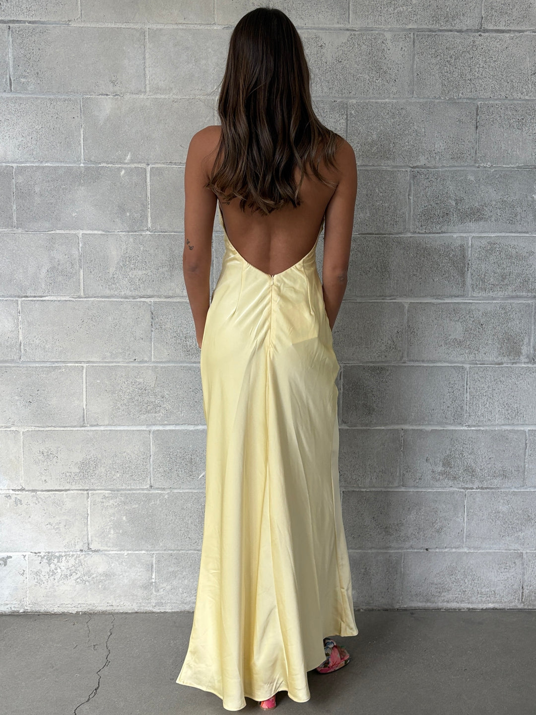 RUNAWAY THE LABEL Brigitte Halter Neck Open Back Maxi Dress – 27 Boutique