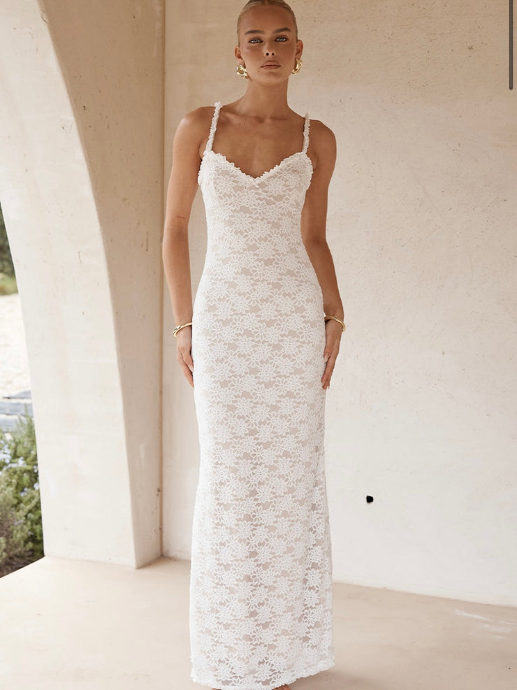RUNAWAY THE LABEL Sarta Lace Maxi Dress