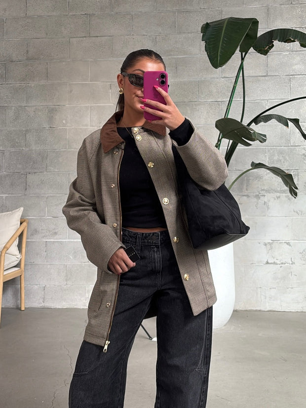RD STYLE Bea Houndstooth Jacket