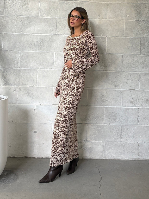 Z SUPPLY Campbell Floral Long Sleeve Maxi Dress