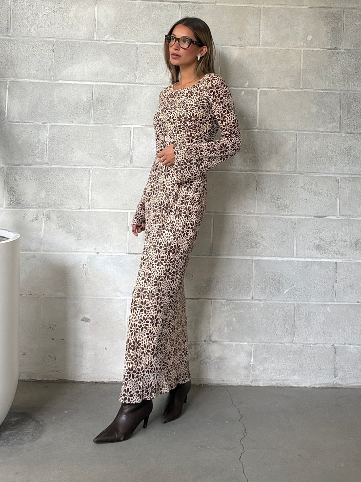 Z SUPPLY Campbell Floral Long Sleeve Maxi Dress
