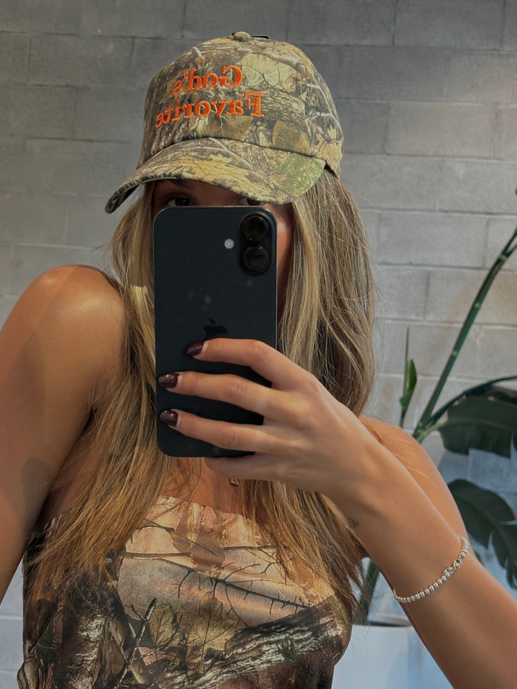 27 'God's Favorite' Camo Baseball Cap