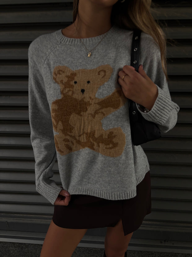 RD STYLE Kora Teddy Bear Knit Sweater