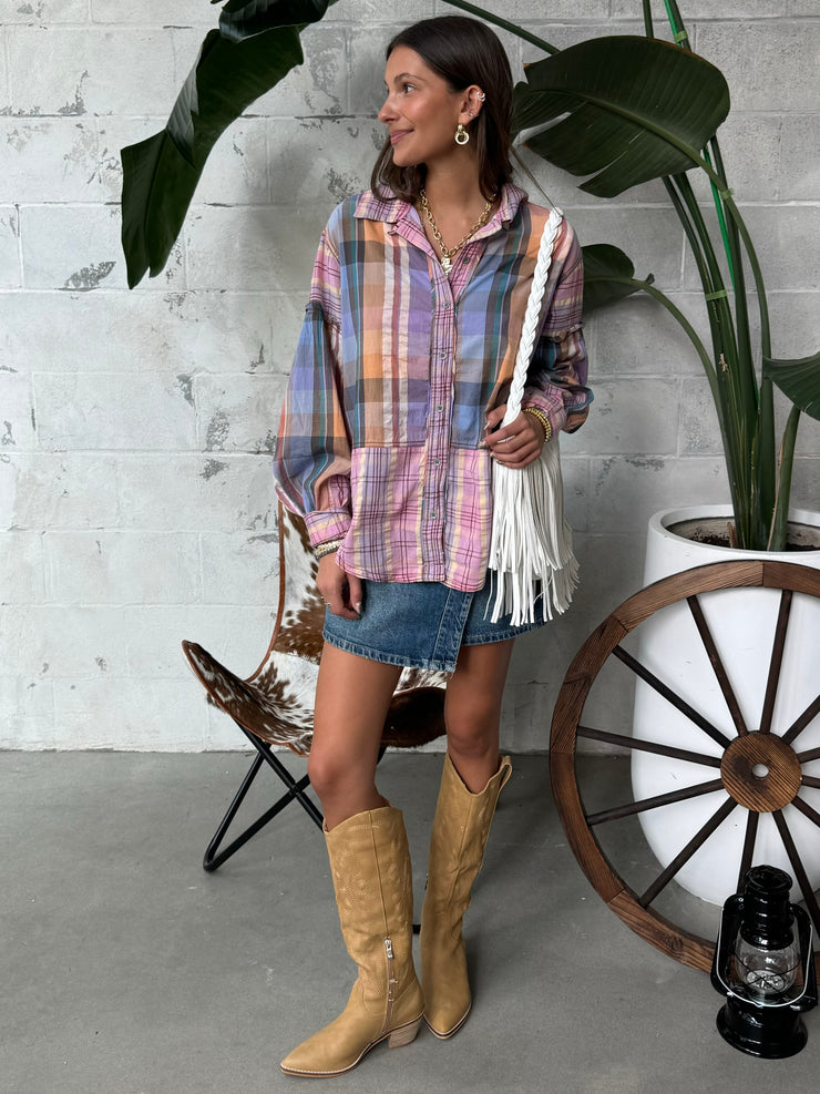 FREE PEOPLE Madras Dreams Top