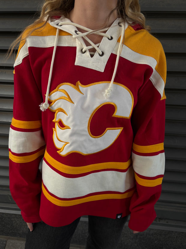 '47 BRAND NHL Calgary Flames Lacer Fleece Hoodie