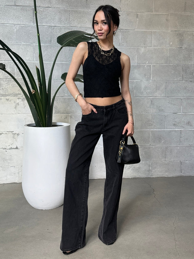 ONLY Joanne Sheer Lace Tank