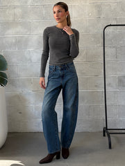 KUWALLA Brielle Vintage Long Sleeve