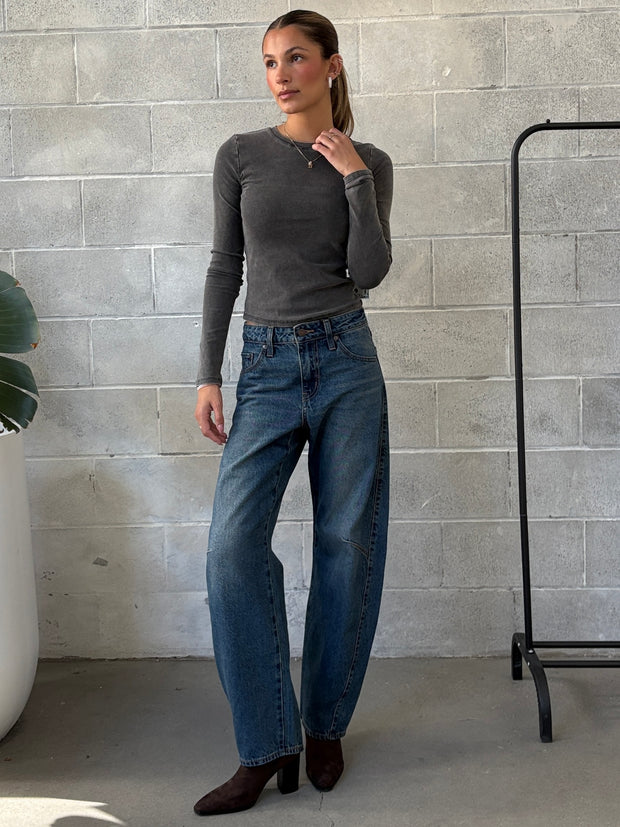KUWALLA Brielle Vintage Long Sleeve