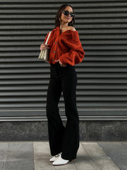 BLACK TAPE Carmen Cable Knit Cardigan