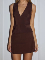 RUNAWAY THE LABEL Orla Tailored Mini Skirt