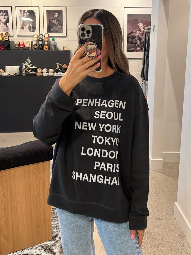 NOISY MAY Copenhagen Graphic Sweatshirt