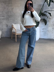ABRAND 95 Mid Rise Baggy Gigi Jean