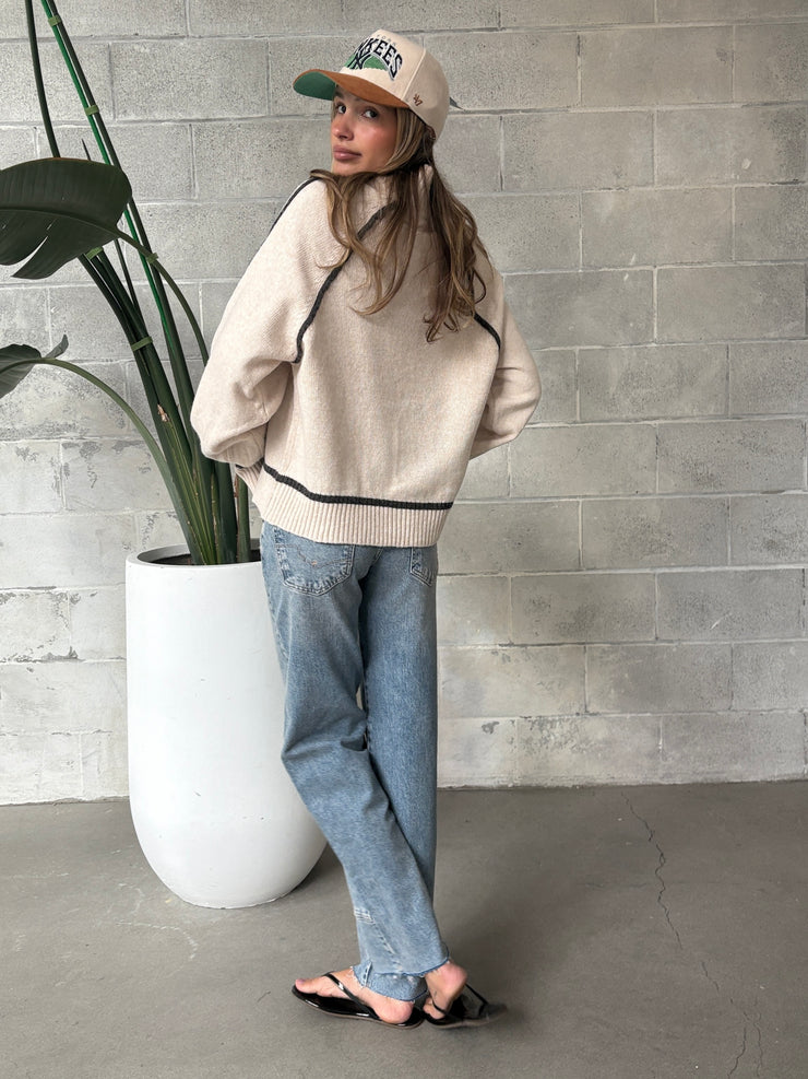 Z SUPPLY Alps Half Zip Sweater