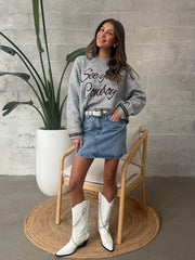 27 See You Cowboy Pullover Knit Sweater