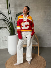 '47 BRAND NHL Calgary Flames Vintage '47 Lacer Hoodie