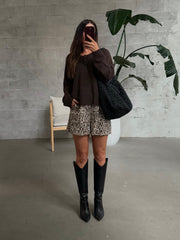 GENTLE FAWN Aspen Cable Knit Button Front Sweater