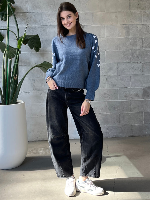 PINK MARTINI Revello Heart Sweater