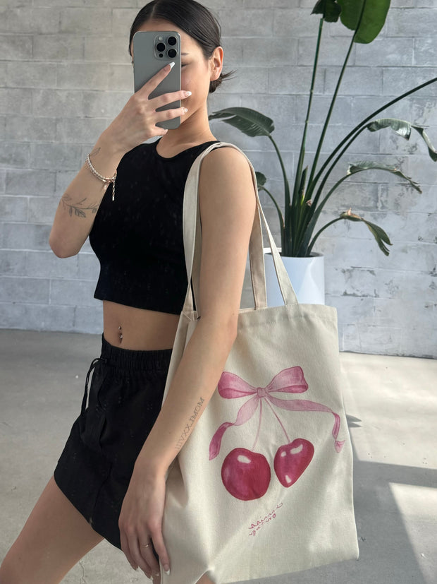 PIECES Canvas Tote Bag