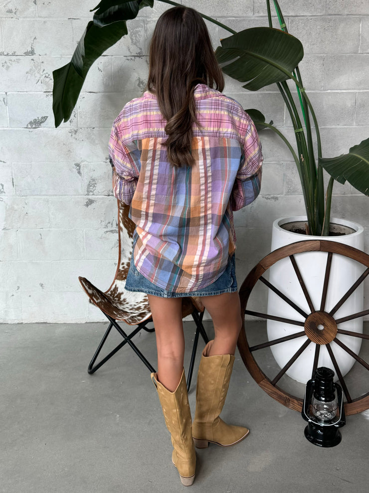 FREE PEOPLE Madras Dreams Top
