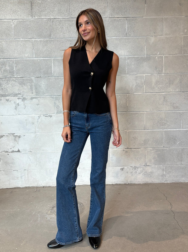 RD STYLE Brooklyn V-Neck Button Front Vest