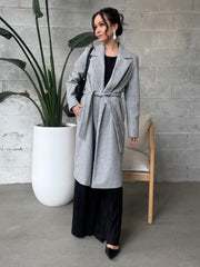 ONLY Alison Belted Wrapped Long Coat