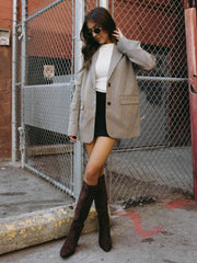 NOISY MAY Vera Check Blazer