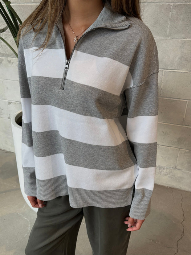 GENTLE FAWN Idris Half Zip Polo Sweater