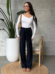 MADISON THE LABEL Wynter Pleated Trouser Pant