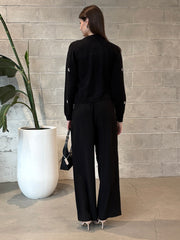 DEX Embellished Tie Front Cardigan