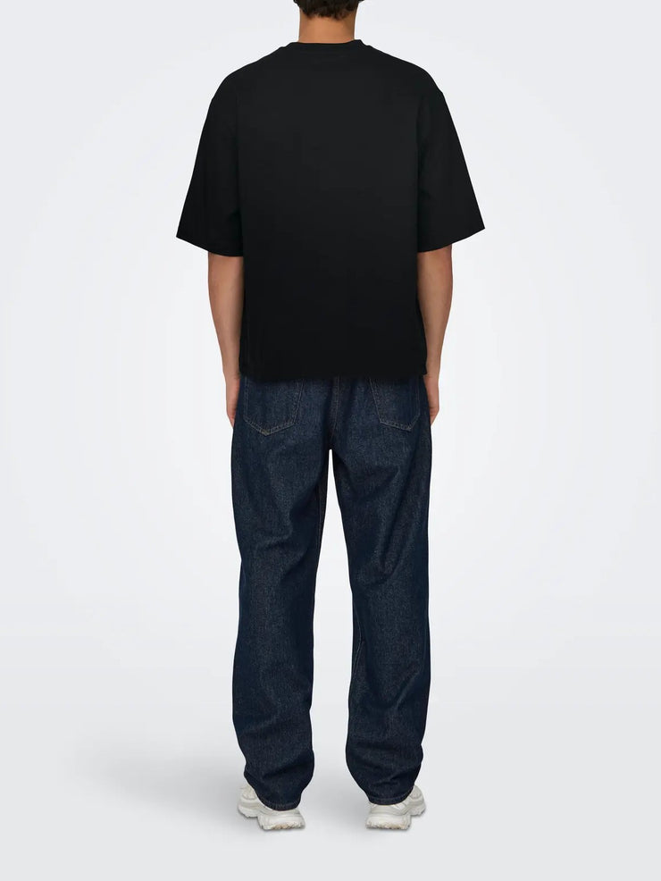 ONLY + SONS Men's Millenium Oversized Short Sleeve Tee