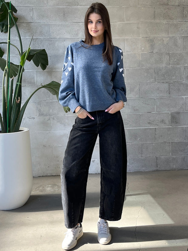 PINK MARTINI Revello Heart Sweater
