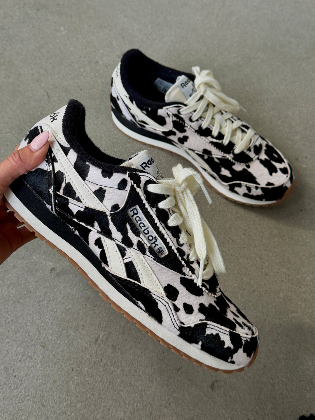 REEBOK Classic AZ Cow Print Sneakers – 27 Boutique
