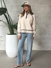 Z SUPPLY Alps Half Zip Sweater