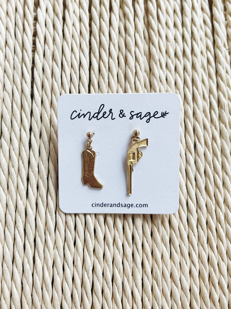 CINDER & SAGE Western Charm Earrings