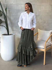 DEX Textured Button Front Shirt