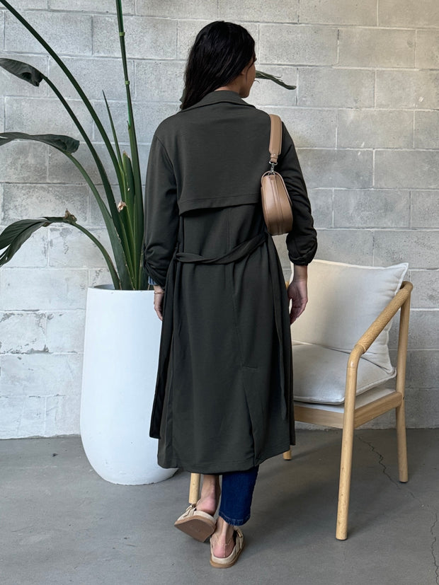 DEX Double Breasted Trench Coat