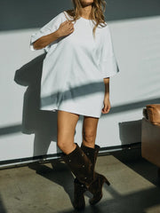 NOISY MAY Mocca Oversized T-shirt Dress