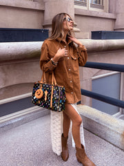 BRUNETTE THE LABEL Shania Oversized Denim Jacket / Shirt Dress