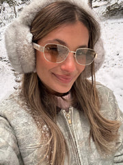 PIECES Faux Fur Earmuffs