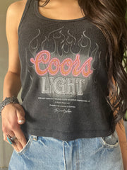 THE LAUNDRY ROOM Coors Light Flame Rib Tank