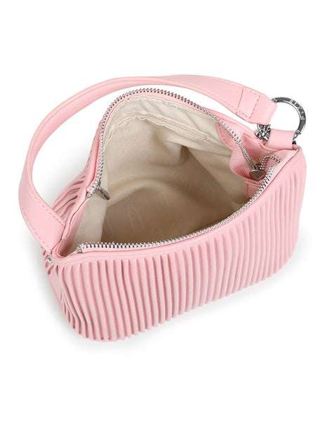 Pixie Mood Ella Crossbody Bag - Recycled Vegan Leather Pleated Handbag, Adjustable Strap