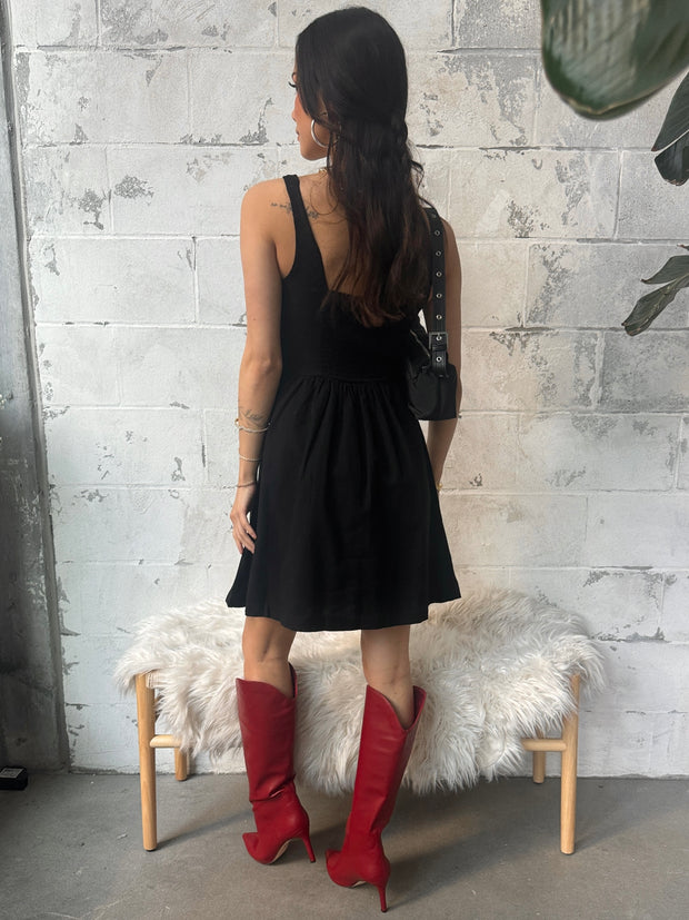 RD STYLE Helsi Drop Waist Mini Dress