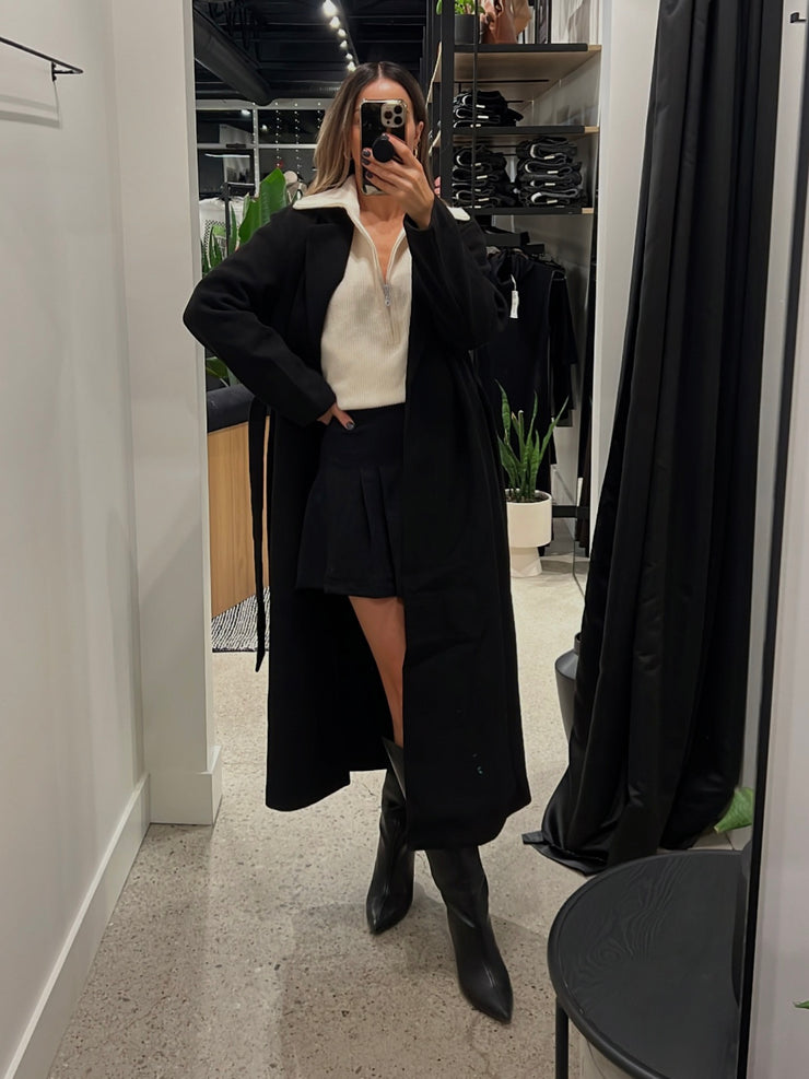 ONLY Tatiana Belted Long Trench Coat