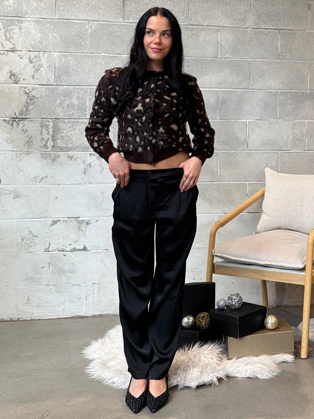 DEX Satin Straight Leg Pant