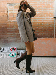 NOISY MAY Vera Check Blazer