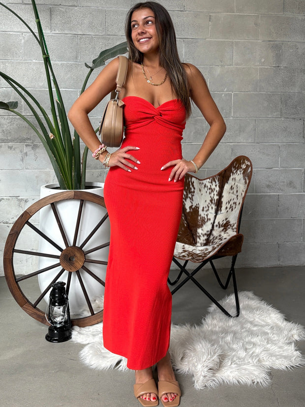 MADISON THE LABEL Margot Strapless Maxi Dress