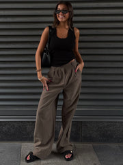 PIECES High Waisted Trouser