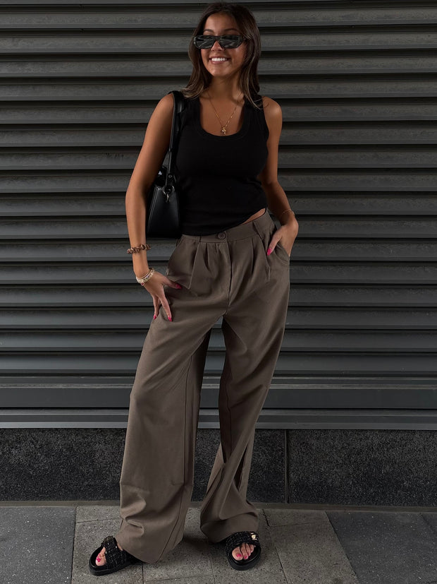 PIECES High Waisted Trouser