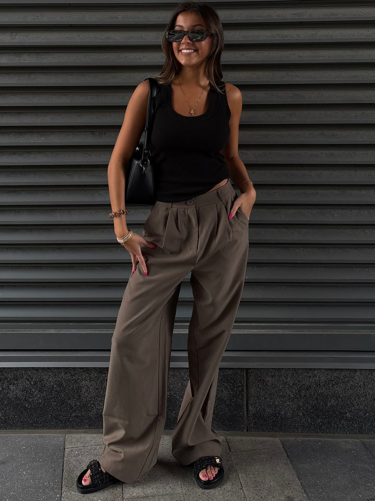 PIECES High Waisted Trouser